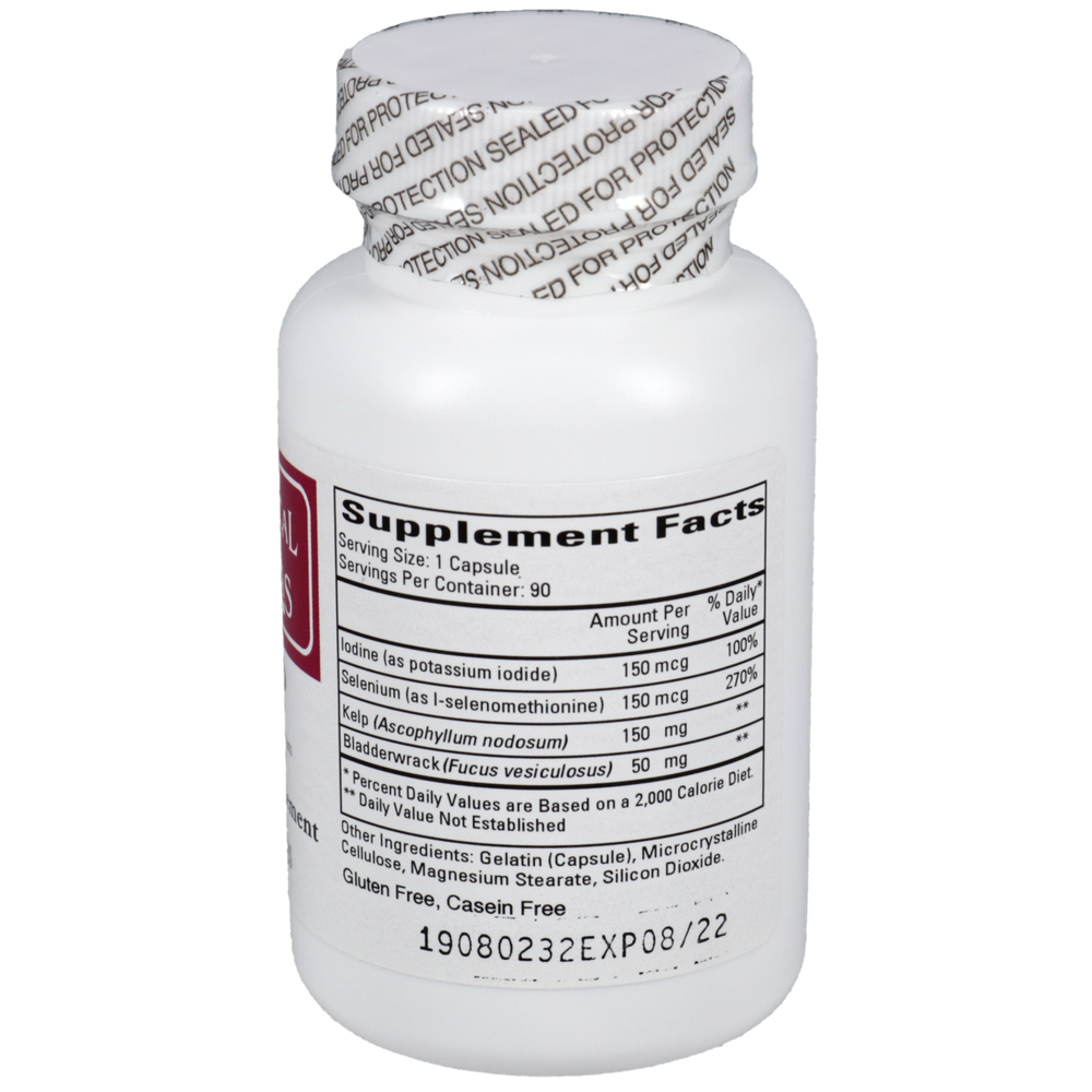 Kelp w/Selenomethionine and Iodine, 90 Capsules