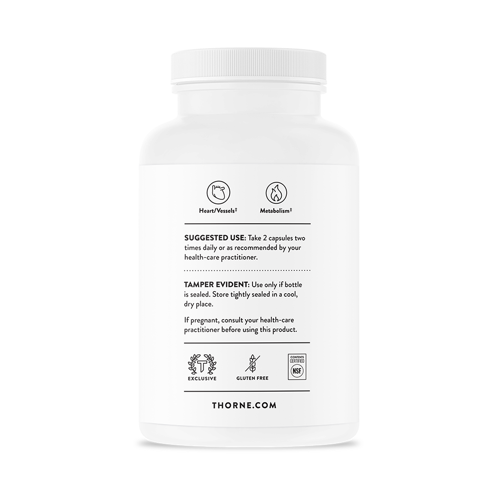 Metabolic Health, 120 Capsules , Brand_Thorne Research Form_Capsules Size_120 Capsules