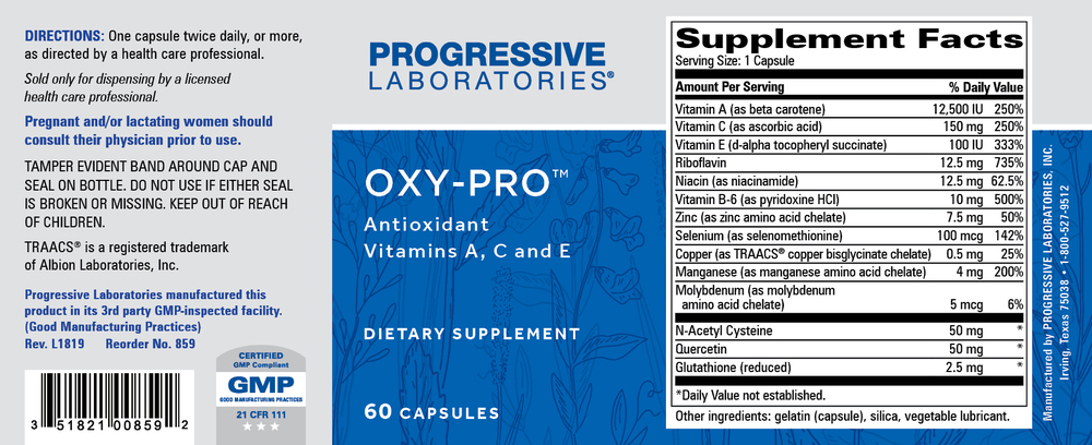 Oxy-Pro, 60 Capsules , Brand_Progressive Labs capsules Form_Capsules Requires Consultation Size_60 Capsules