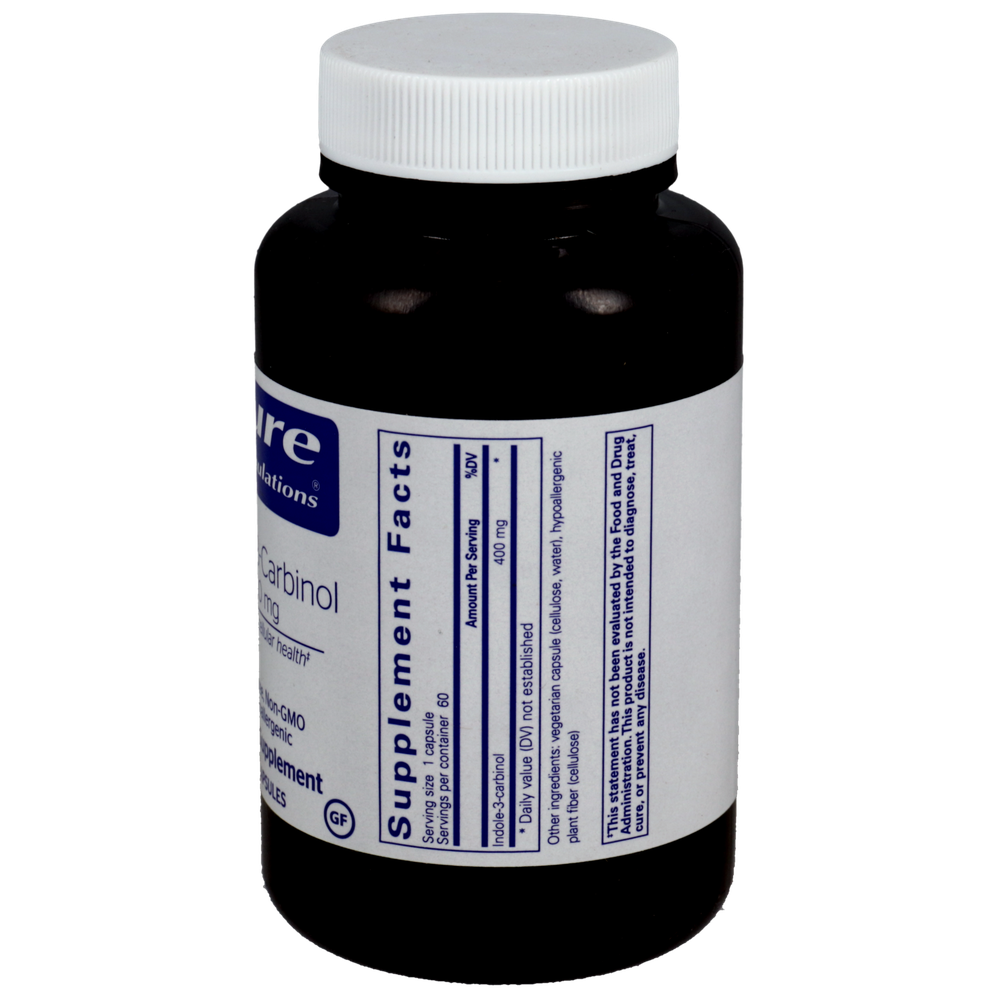 Indole-3-Carbinol, 400 mg, 60 Capsules , Brand_Pure Encapsulations caps Emersons