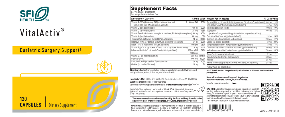 VitalActiv®, 120 Capsules