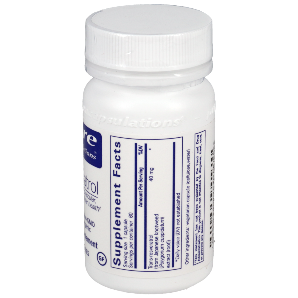 Resveratrol, 60 Capsules , Brand_Pure Encapsulations Form_Capsules Requires Consultation Size_60 Capsules