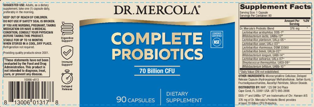 Complete Probiotics, 90 Capsules
