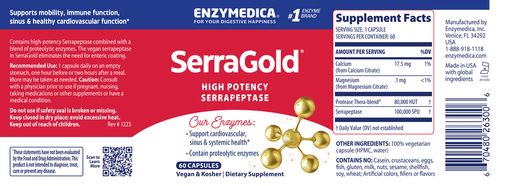 SerraGold, 60 Capsules