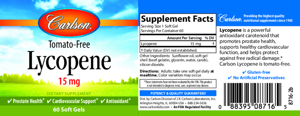 Lycopene, 60 Softgels