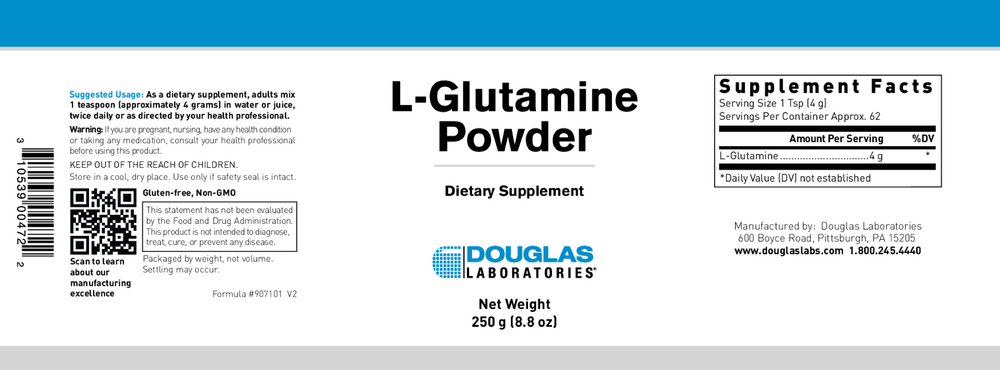 L-Glutamine Powder, 250 g Powder