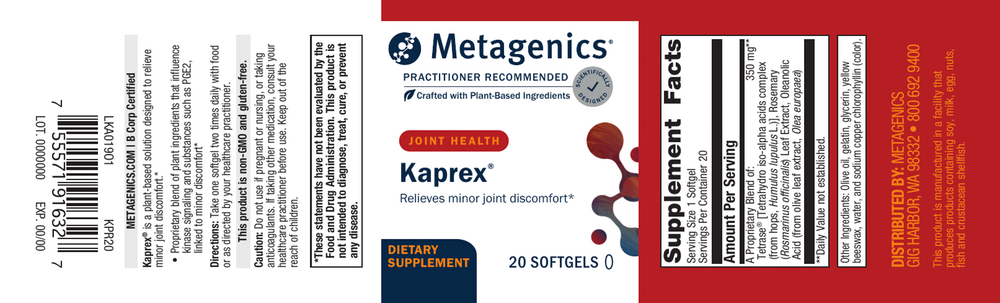 Kaprex®, 20 Softgels , Emersons Form_Softgels softgels