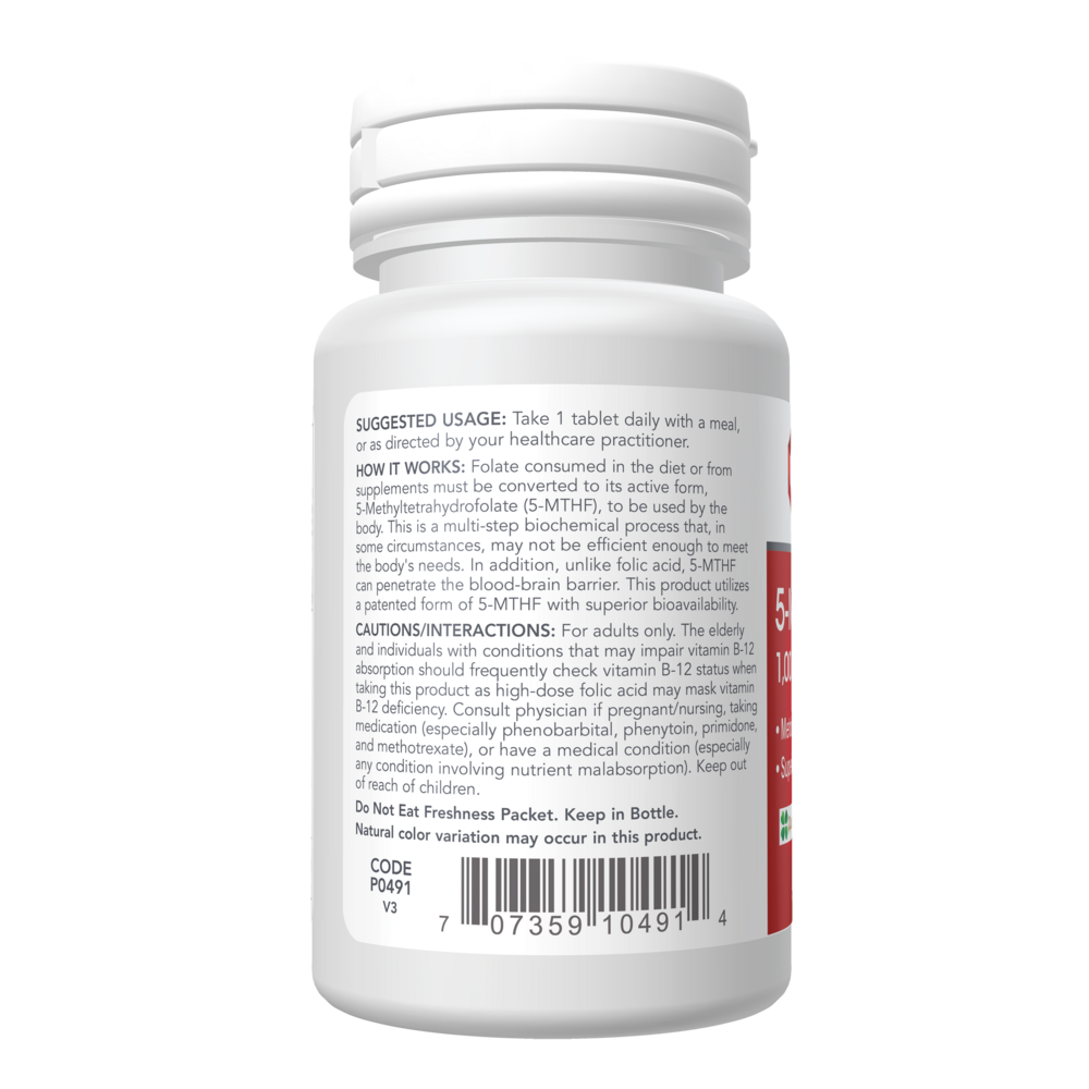5-Methyl Folate 1,000mcg, 90 Tablets , Brand_Protocol for Life Balance Form_Tablets Requires Consultation Size_90 Tablets tablets