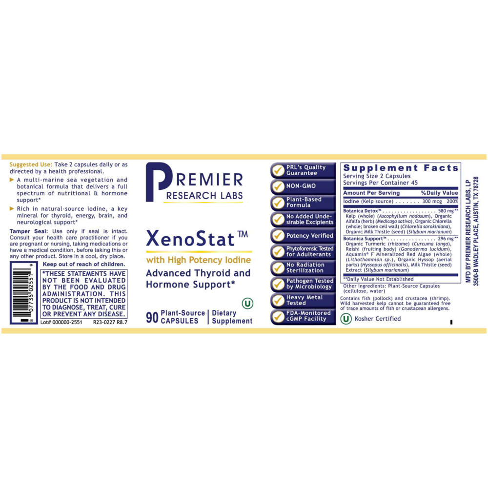 XenoStat, 90 Capsules , Brand_Premier Research Labs capsules Form_Capsules Requires Consultation Size_90 Capsules