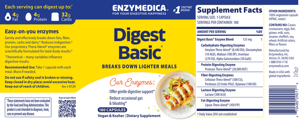 Digest Basic, 180 Capsules