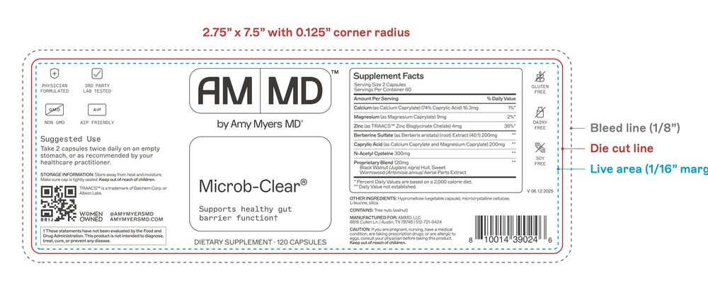 Amy Myers MD Microb-Clear - back