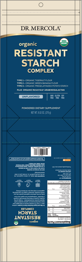Organic Resistant Starch Complex, 270 g Powder
