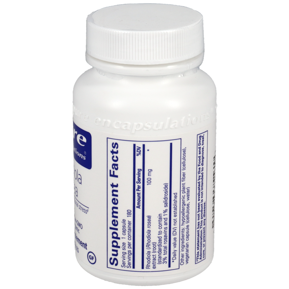 Rhodiola Rosea, 180 Capsules , Brand_Pure Encapsulations caps Emersons Form_Capsules Requires Consultation Size_180 Capsules
