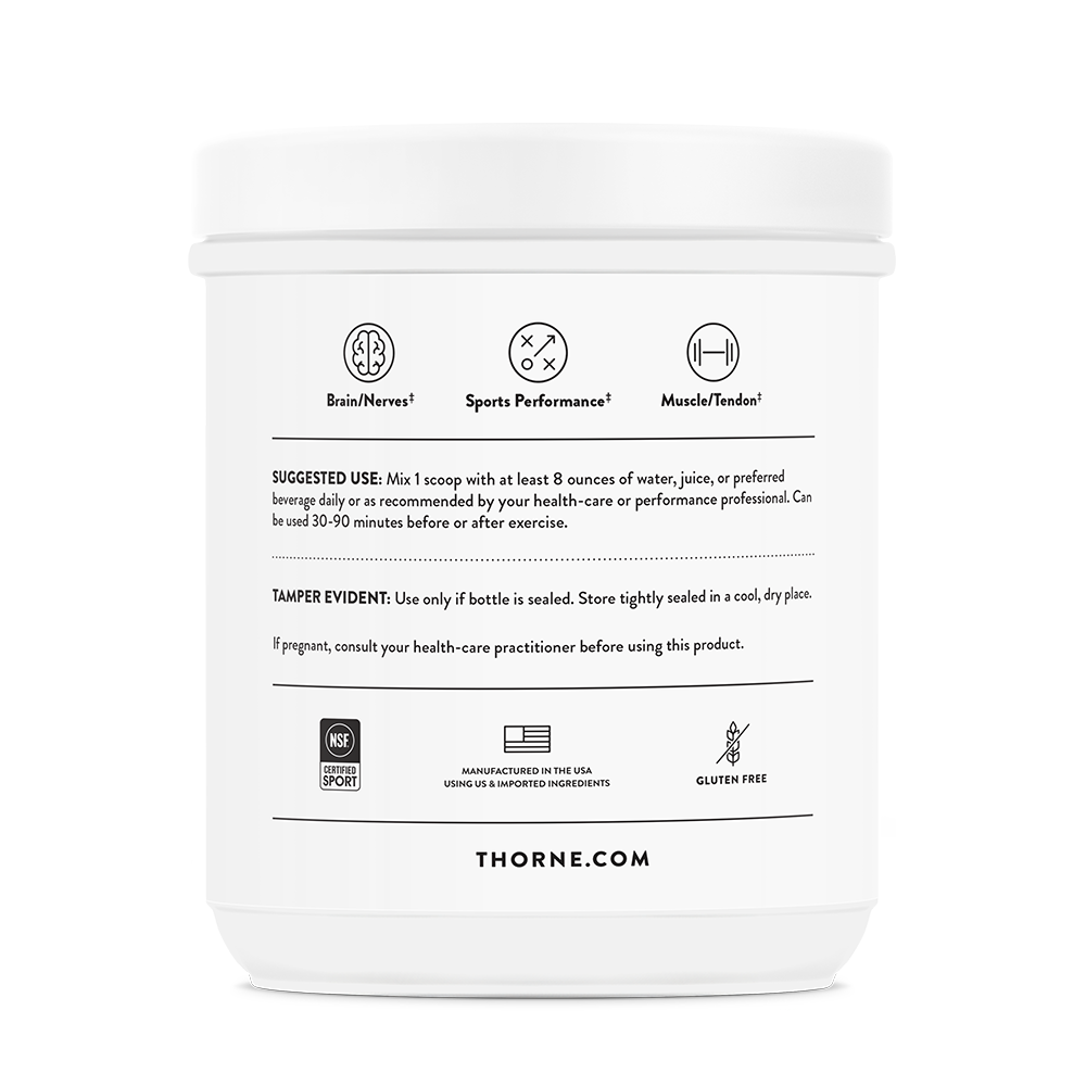 Creatine (Strawberry Flavored), 450 g Powder , Brand_Thorne Research Form_Powder Size_450 g