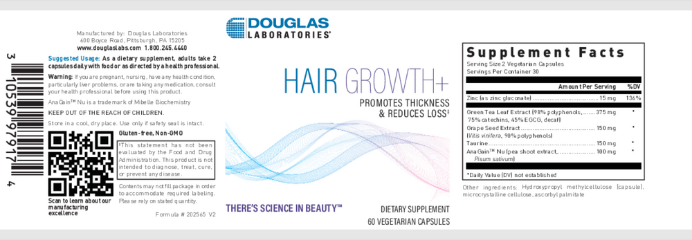 Hair Growth+, 60 Capsules