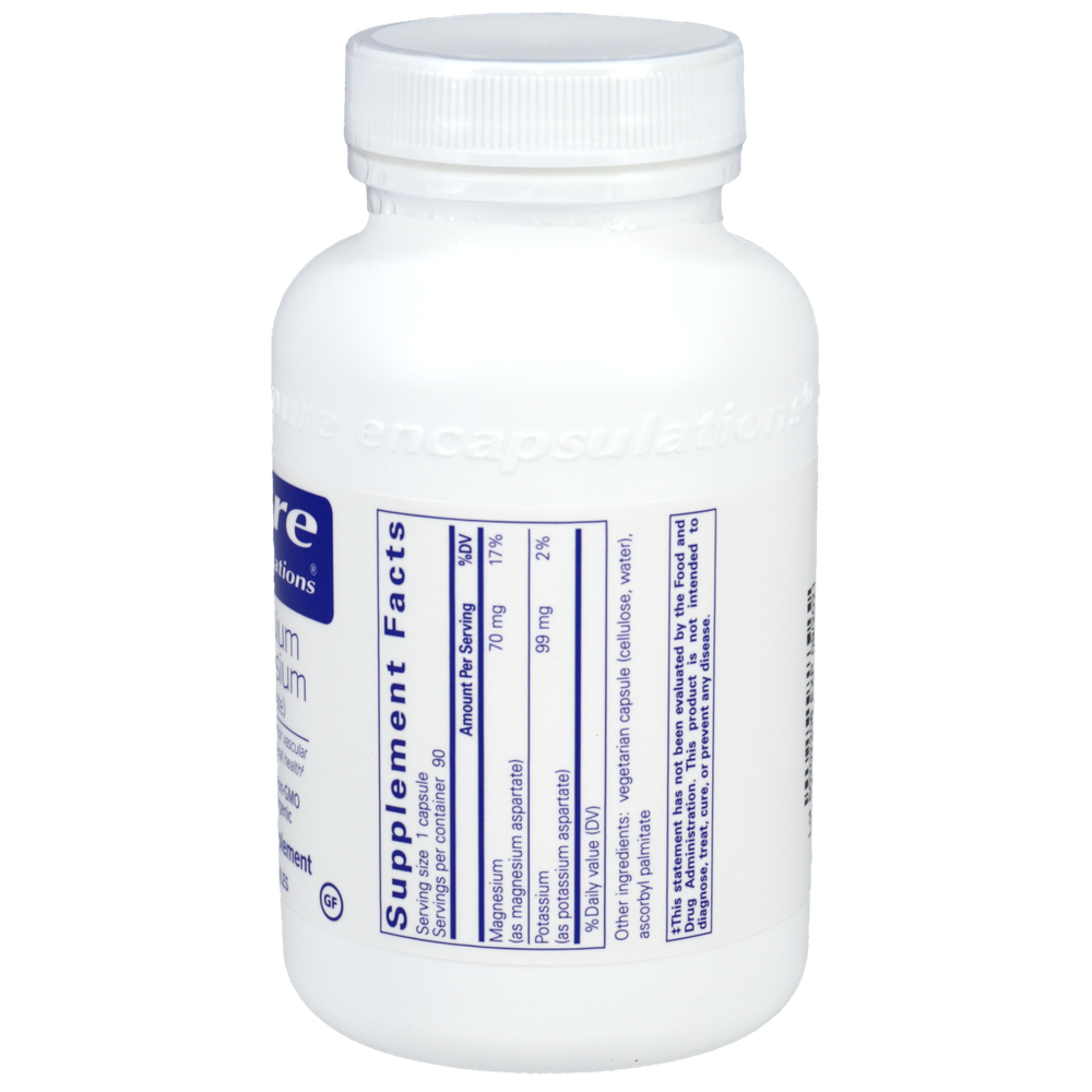 Potassium Magnesium (aspartate), 90 Capsules , Brand_Pure Encapsulations caps Form_Capsules Not Emersons Size_90 Caps