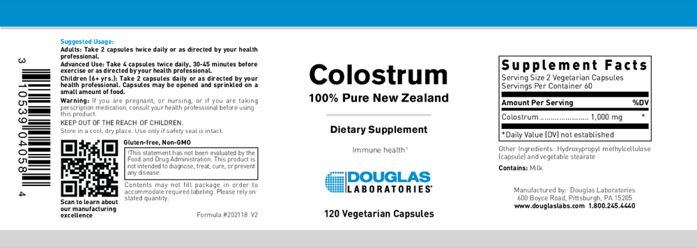 Colostrum, 120 Capsules