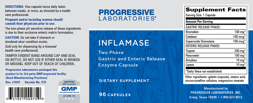 Inflamase, 90 Capsules , Brand_Progressive Labs capsules Form_Capsules Requires Consultation Size_90 Capsules