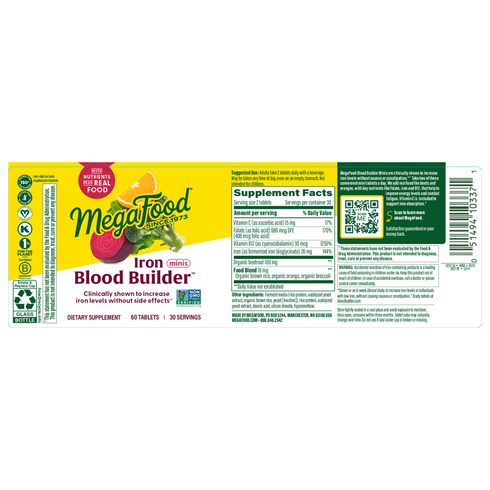 Blood Builder® Minis, 60 Tablets , Form_Tablets