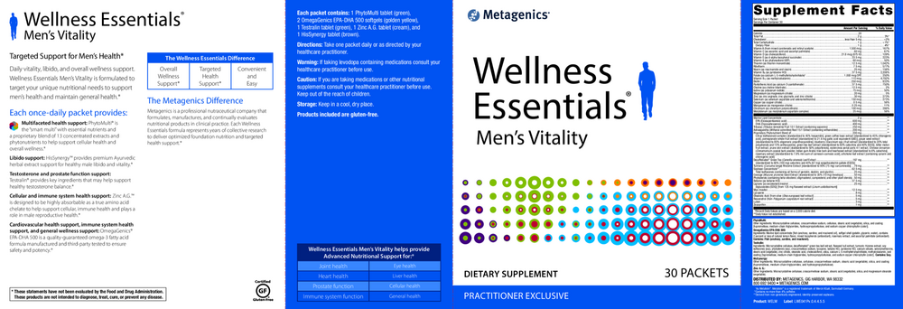 Wellness Essentials® Men's Vitality, 30 Packets , Emersons Emersons-Alt Form_Packets