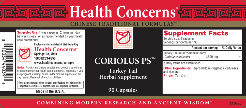 Coriolus PS, 90 Capsules