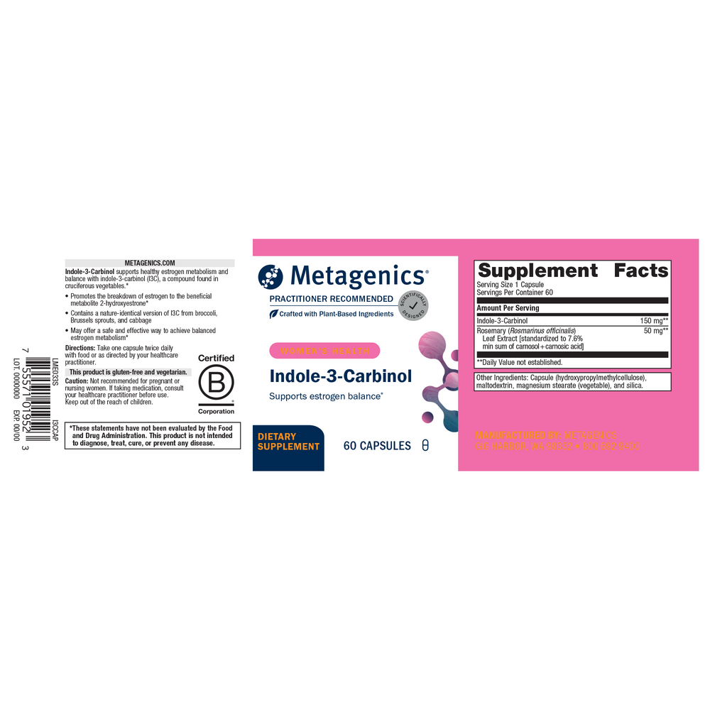 Meta I 3 C&reg;, 60 Capsules , Brand_Metagenics caps Form_Capsules Size_60 Caps