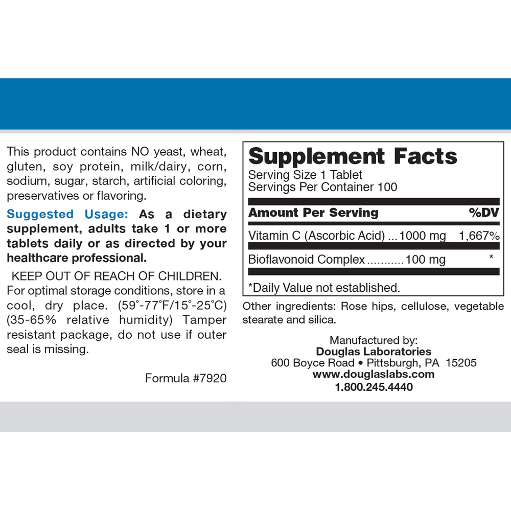 Natural C 1000mg, 100 Tablets