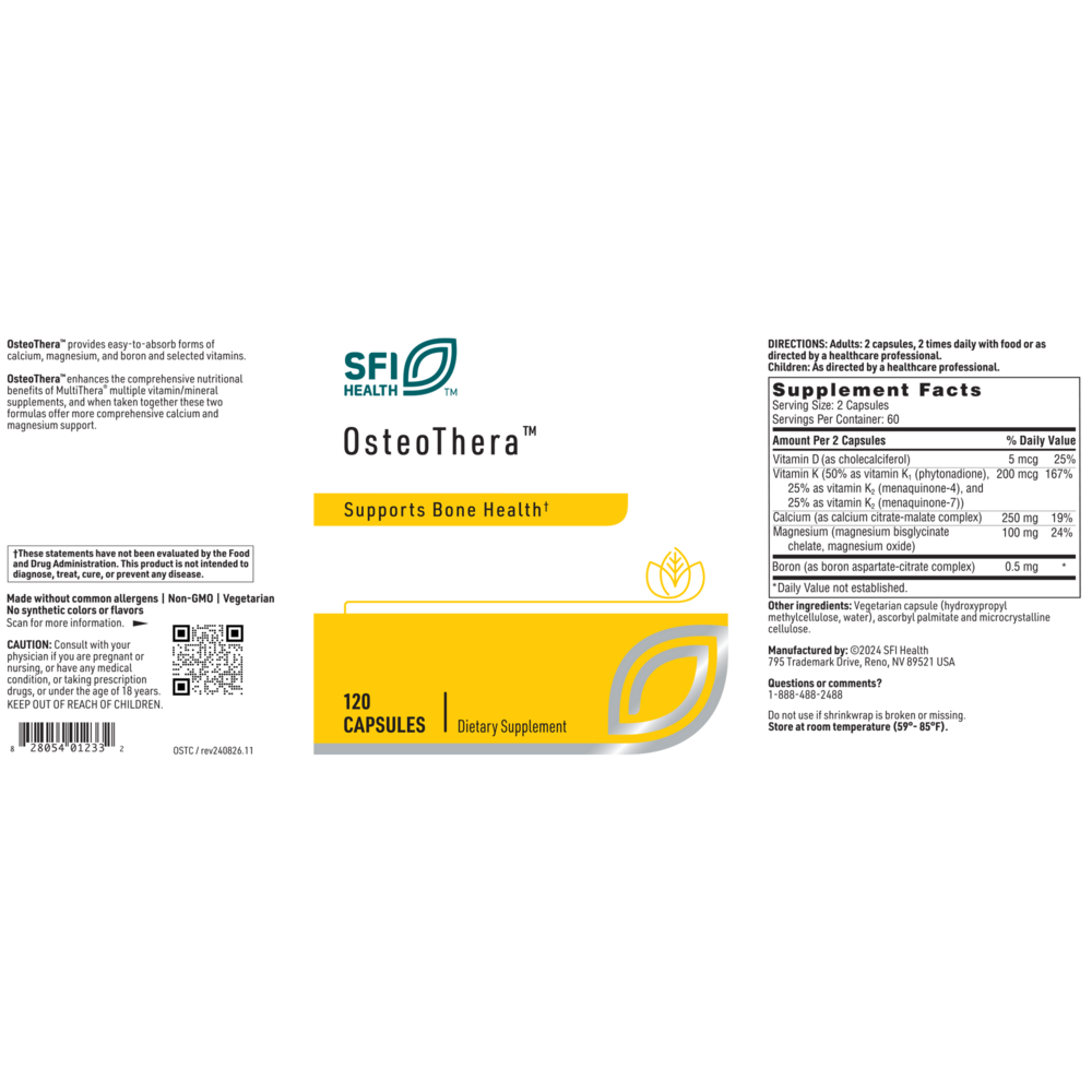 Osteothera™, 120 Capsules