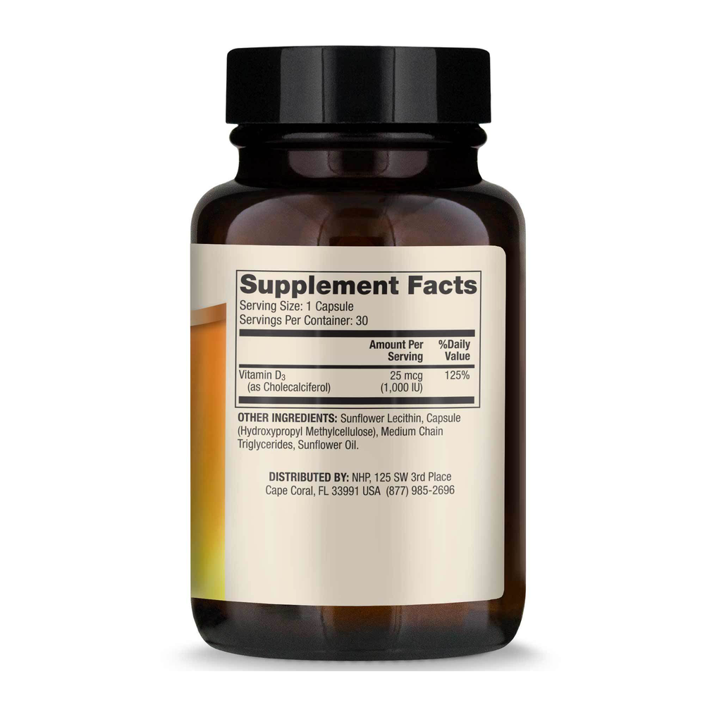 Liposomal Vitamin D3, 1000 IU per Capsule, 30 Capsules
