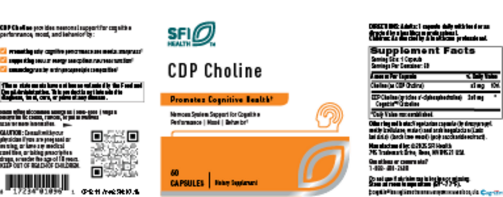 CDP Choline, 60 Capsules
