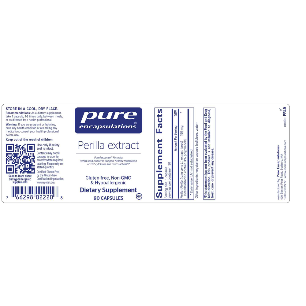 Perilla extract, 90 Capsules , Brand_Pure Encapsulations Form_Capsules Requires Consultation Size_90 Capsules