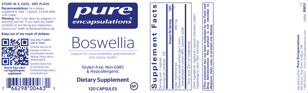 Boswellia, 120 Capsules