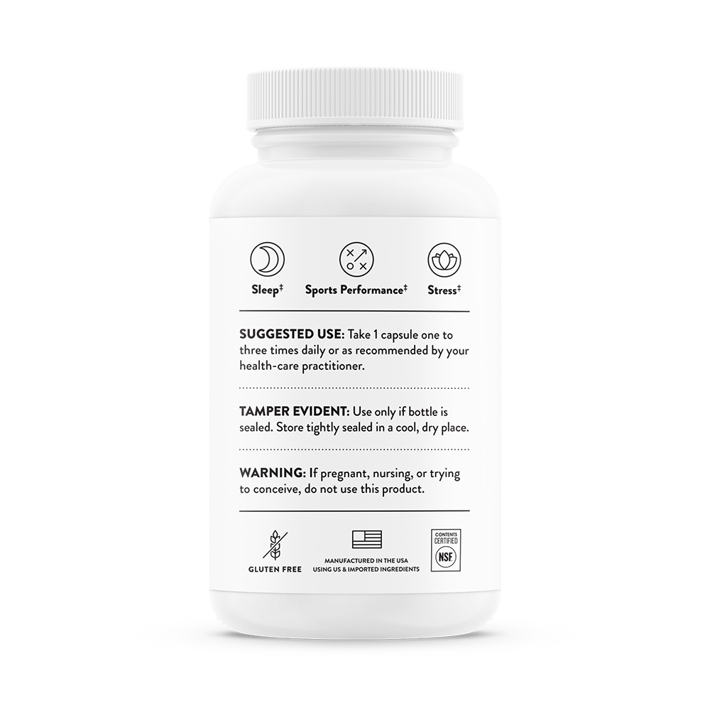 PharmaGABA-250, 60 Capsules , Brand_Thorne Research Form_Capsules Size_60 Capsules