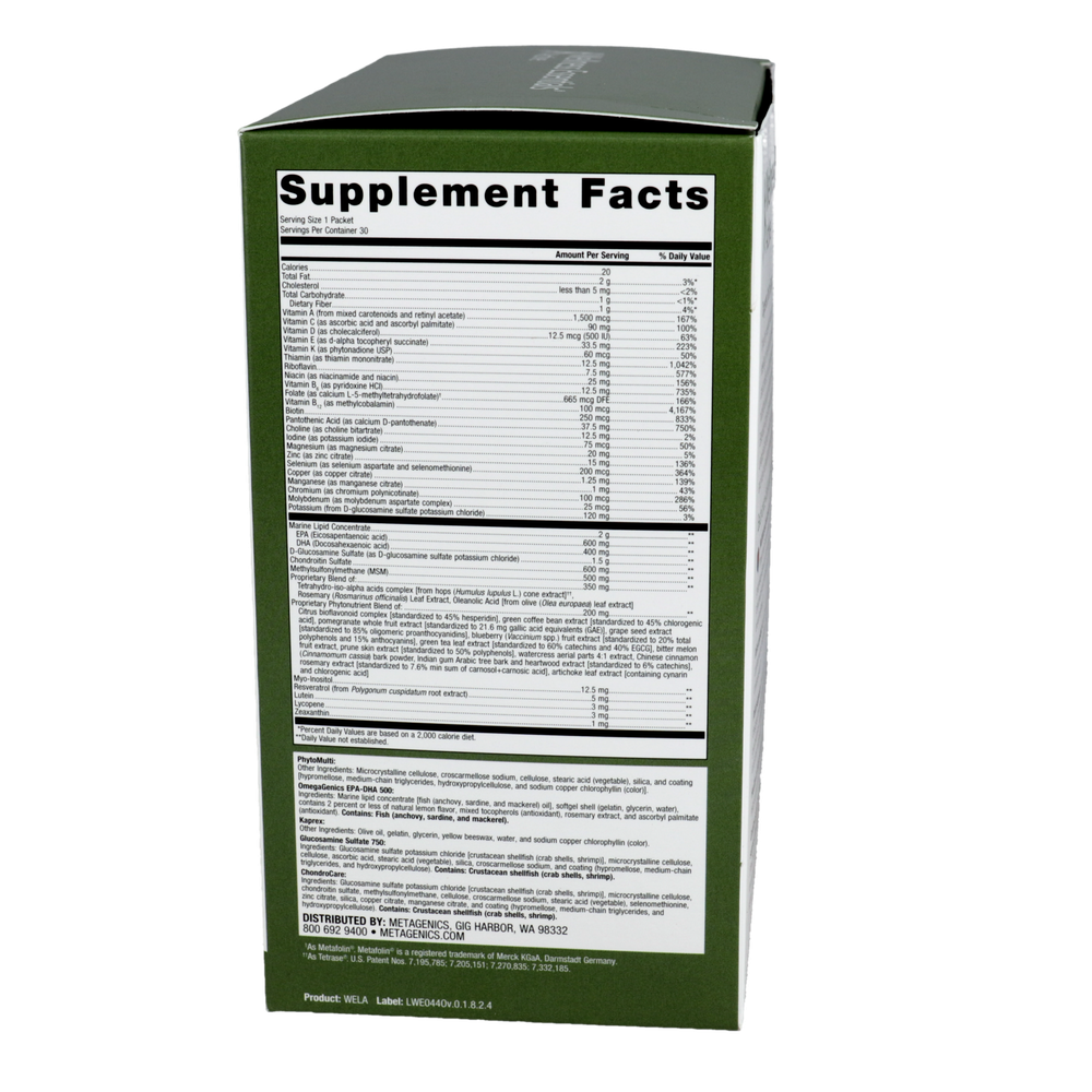 Wellness Essentials® Active, 30 Packets , Emersons Emersons-Alt Form_Packets