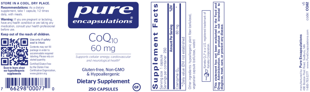 CoQ10 60 mg , Pure