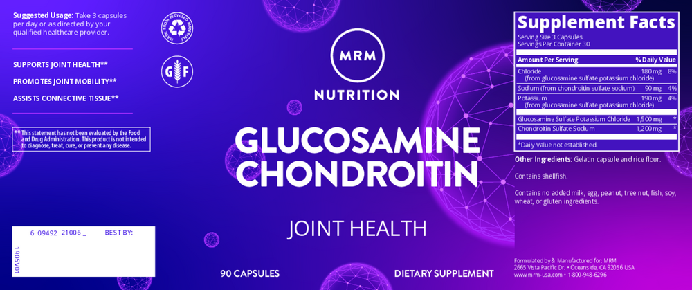 Glucosamine Chondroitin, 90 capsules