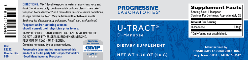 U-Tract, 50 Grams , Brand_Progressive Labs Form_Powder powder Requires Consultation Size_50 Grams