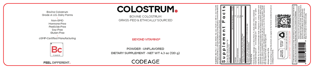 Colostrum Powder, 120 g Powder