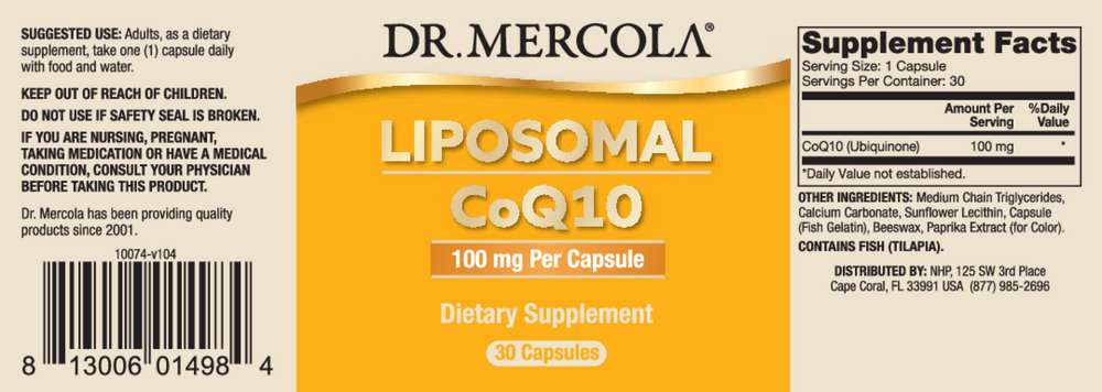 CoQ10, 30 Capsules