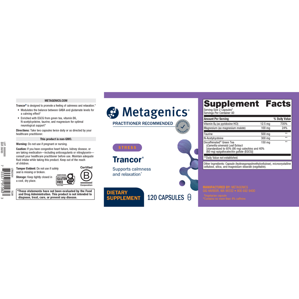 Trancor®, 120 Capsules , caps Emersons Emersons-Alt Form_Capsules