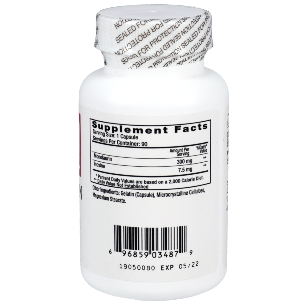 Monolaurin, 300 mg, 90 Capsules