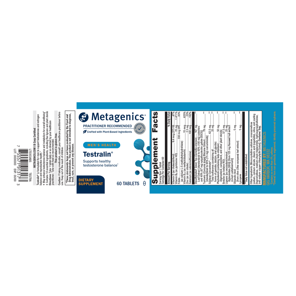 Testralin®, 60 Tablets , Emersons Form_Tablets tabs