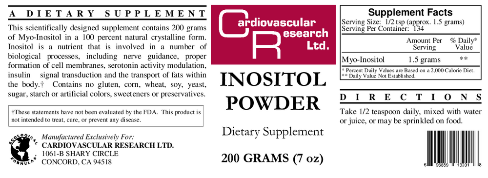 Inositol Powder, 200 g Powder