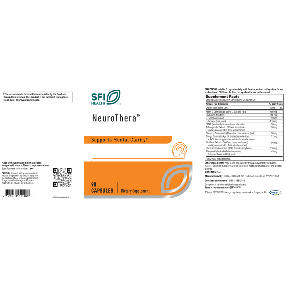 NeuroThera™, 90 Capsules