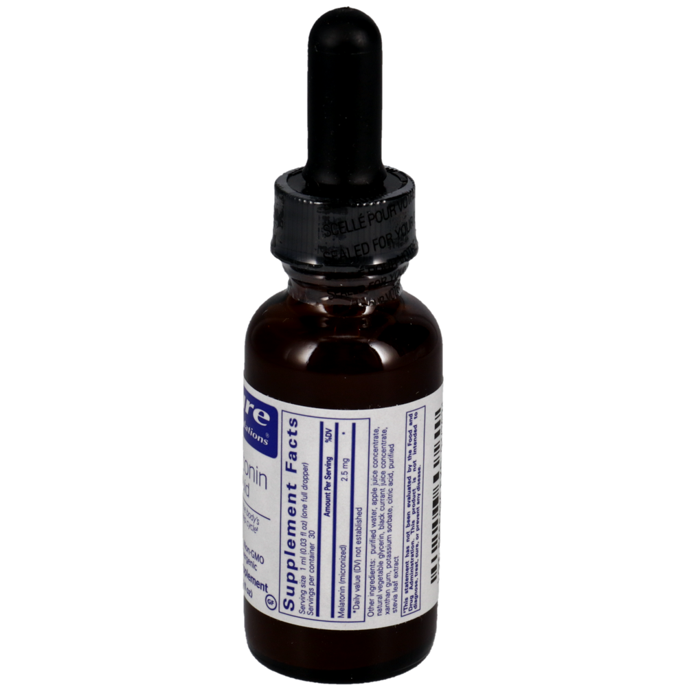 Melatonin Liquid, 1 Fl Oz (30 mL) Liquid , Brand_Pure Encapsulations Emersons liquid