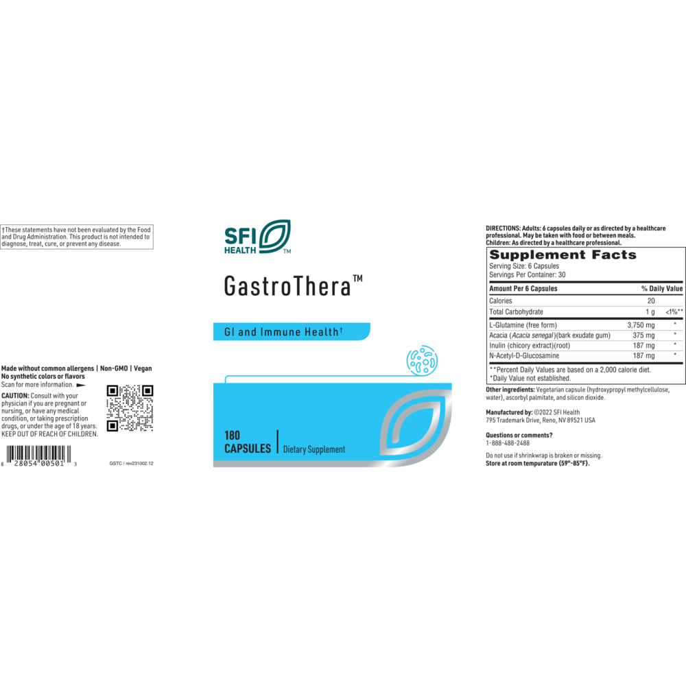 GastroThera™, 180 Capsules