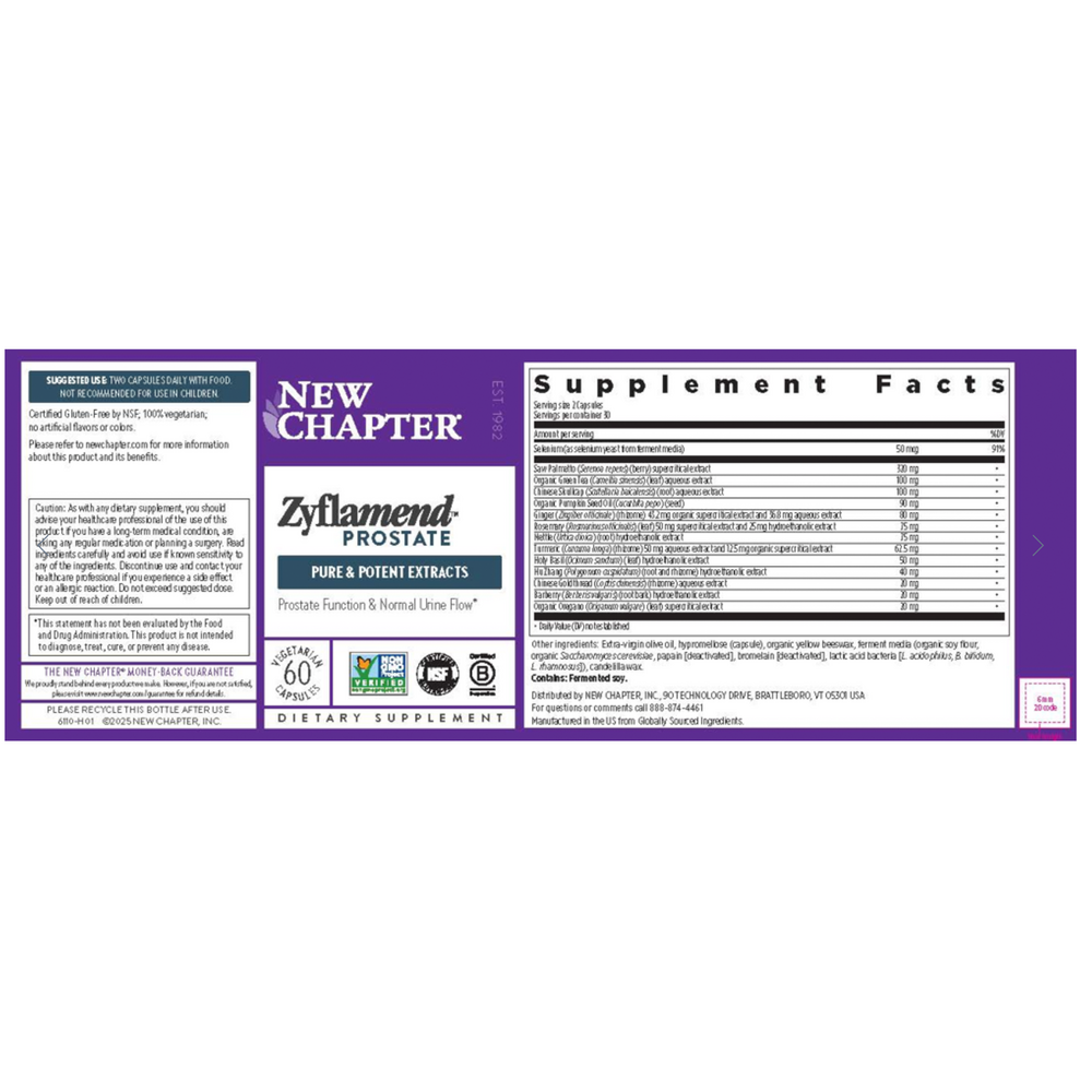 Zyflamend Prostate, 60 capsules
