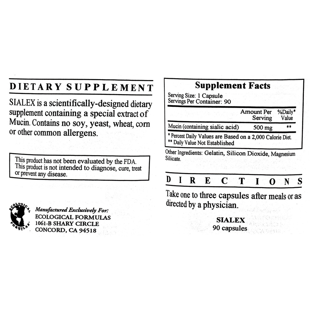 Sialex, 90 Capsules