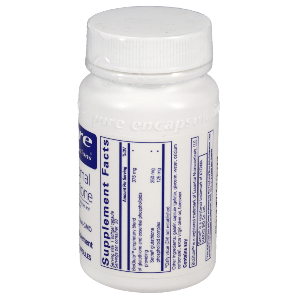 Liposomal Glutathione, 30 Capsules , Brand_Pure Encapsulations caps Emersons