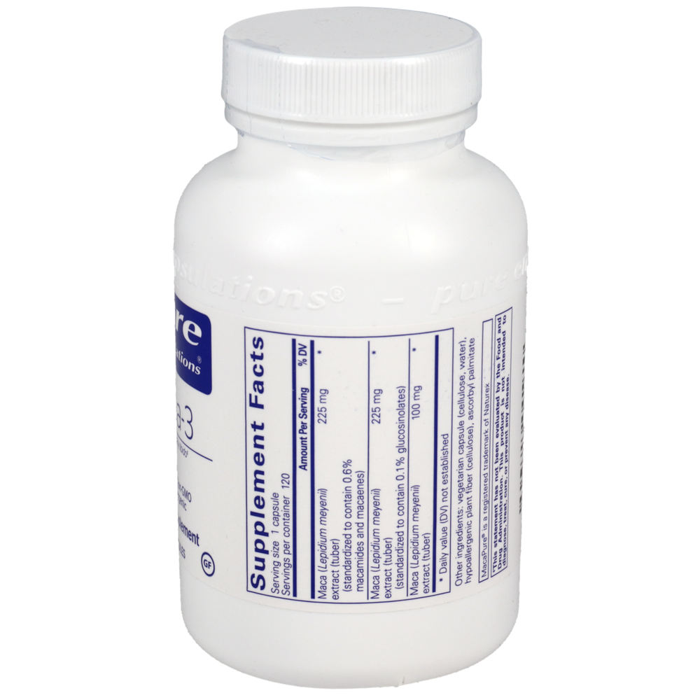 Maca-3, 120 Capsules , Brand_Pure Encapsulations caps Emersons Form_Capsules Requires Consultation Size_120 Capsules